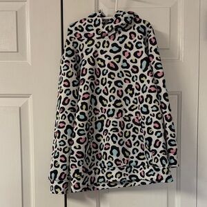 Kids Leopard Print Hoodie